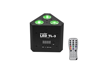 Projeção de iluminação Eurolite LED TL-3 com controlo remoto