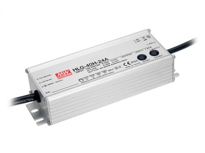 Transformador elétrico MEAN WELL HLG-40H-24A