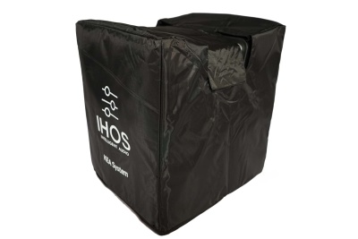 Capa protetora preta com logótipo branco IHOS ILHA SYSTEM