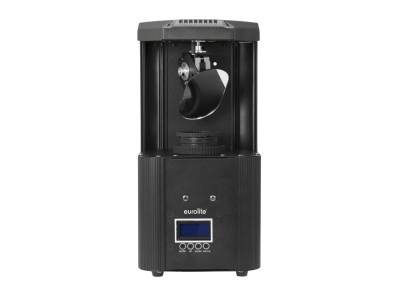 Máquina de torragem de café eurolite preta com visor digital azul