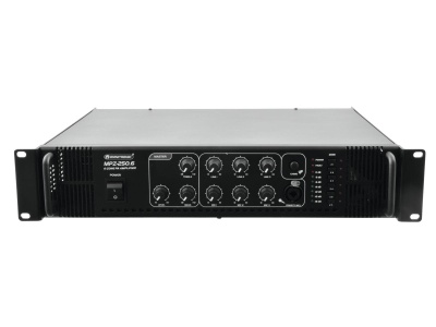 Amplificador de potência Phonic MPZ250.6 preto
