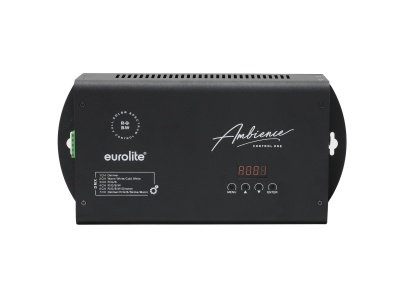 Controlador Ambience Eurolite preto com visor digital e botões de controle