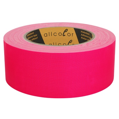 Rolo de fita adesiva rosa allcolor com textura texturizada