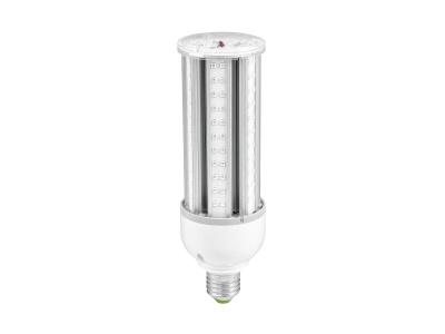Lâmpada LED tubular com base de rosca branca