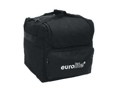 Mala de transporte preta Eurolite com bolso frontal e fecho