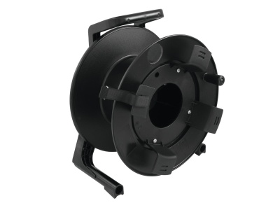 Carretel preto de plástico para cabos