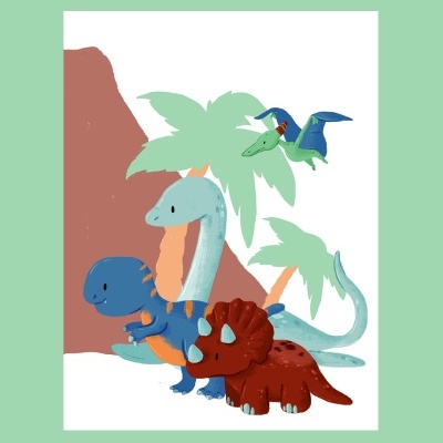 Prints&#x20;Dinossauros&#x20;-&#x20;Nome&#x20;Personaliz&#x00E1;vel