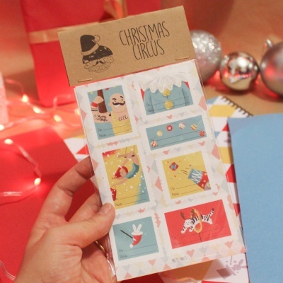 Pacote de autocolantes de Natal 