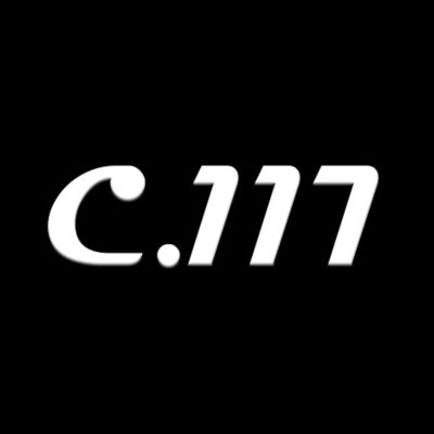 Logótipo preto com texto branco c.117