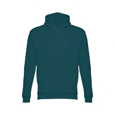 Sweatshirt azul escuro com capuz e cordão