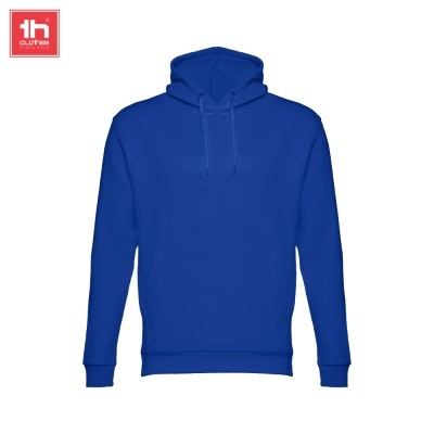 Sweatshirt com capuz azul royal unisexo