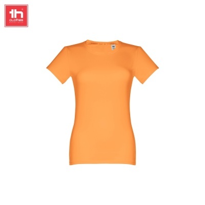 T-shirt feminina lisa cor laranja