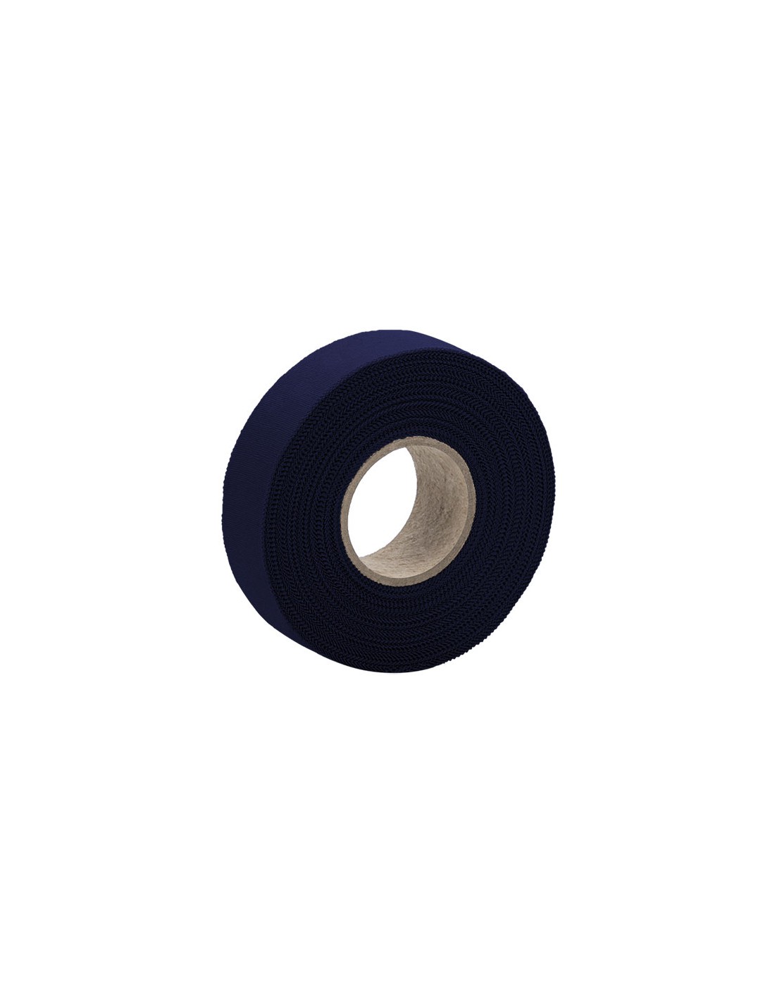 Rolo de fita adesiva preta com núcleo de cartão