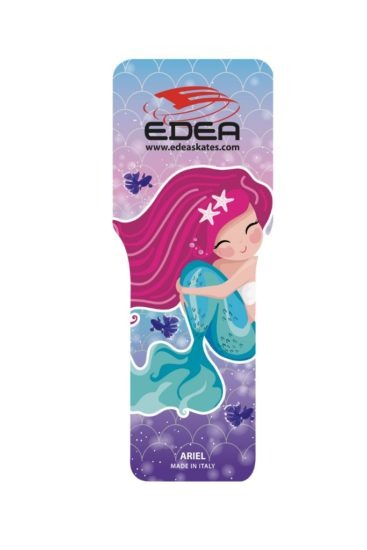 Estojo com imagem de sereia colorida e texto EDEA ARIEL MADE IN ITALY