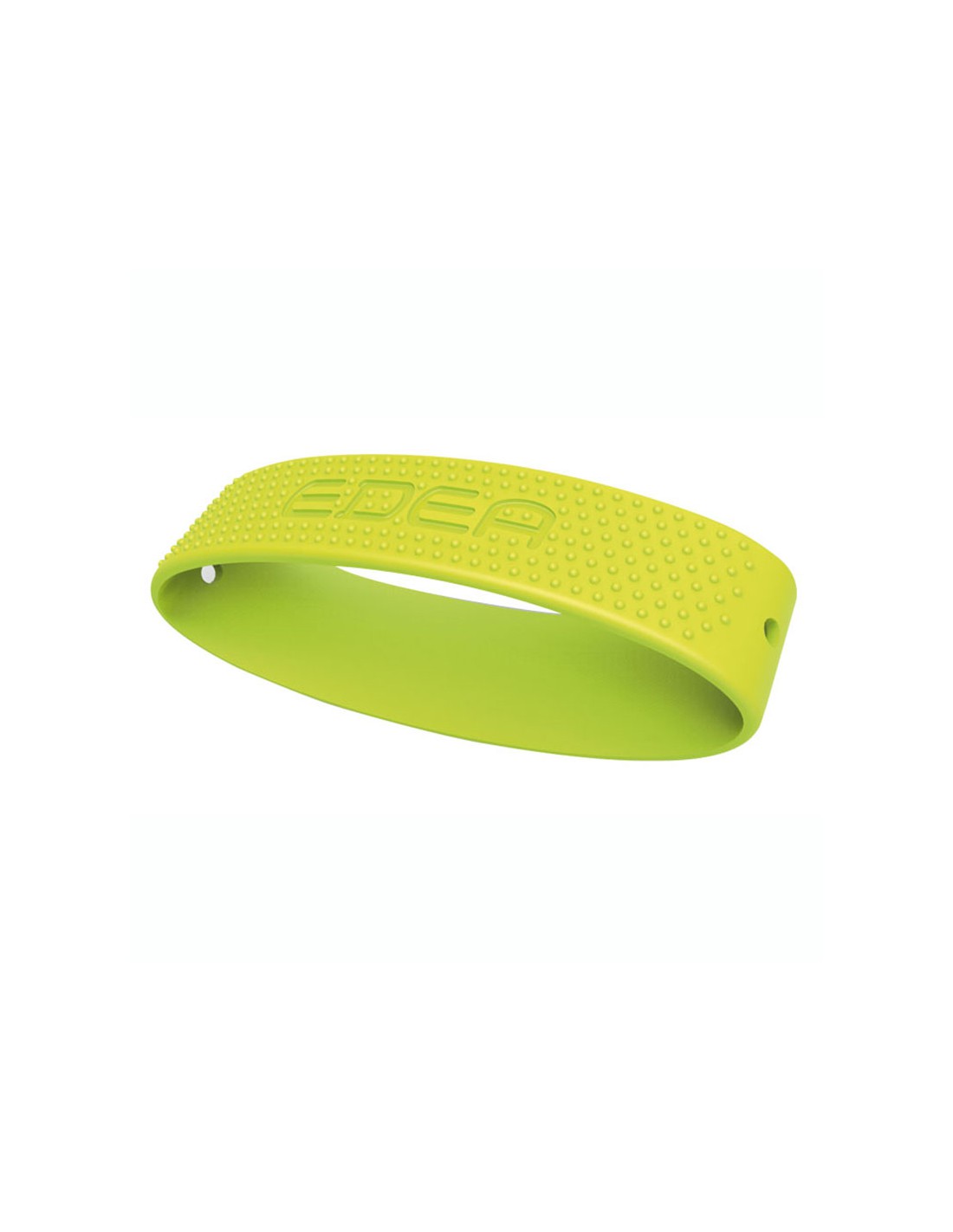 Pulseira de silicone antiderrapante amarela com relevo EDEN