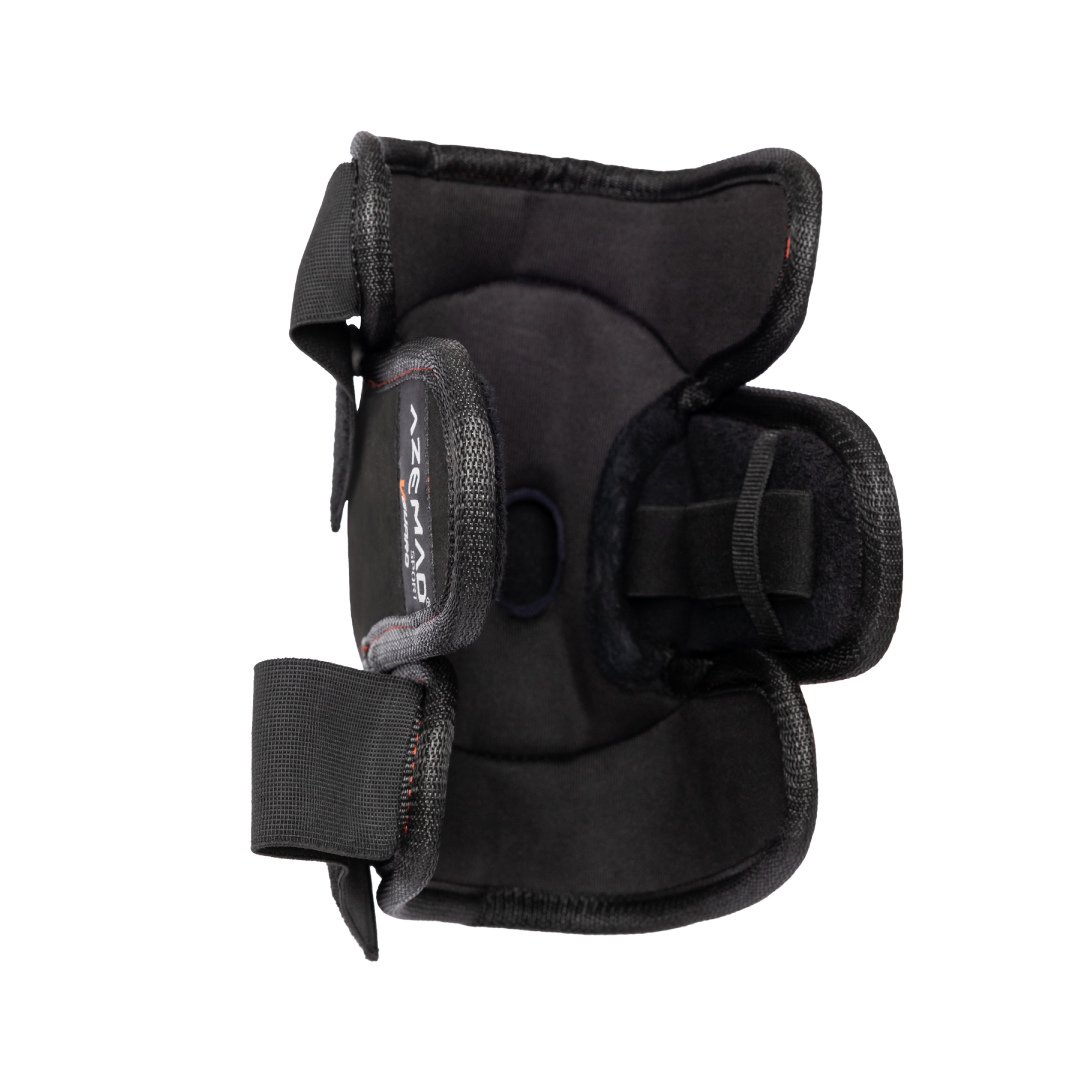 Suporte preto para pulso com velcro e acolchoamento