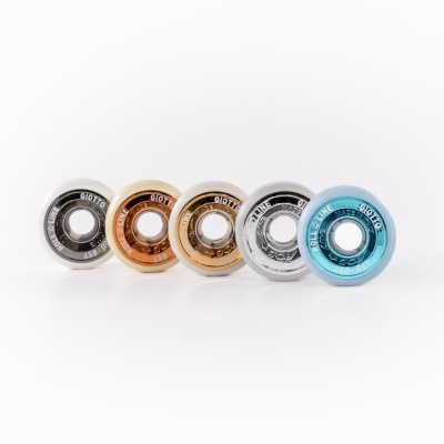 Rodas para patins ou skate em várias cores e com texto 62MM 82A SPITFIRE