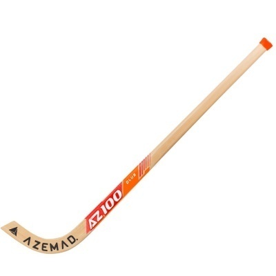Stick de hóquei em madeira com inscrições AZEMAD e AZ100