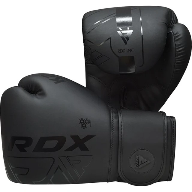 Luvas de boxe pretas com logotipos RDX