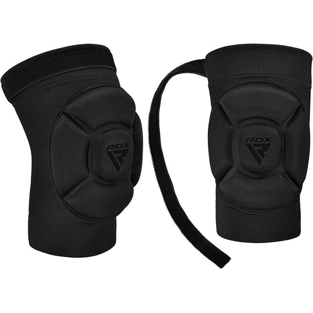 Joalheiras de proteção pretas acolchoadas com texto ROX