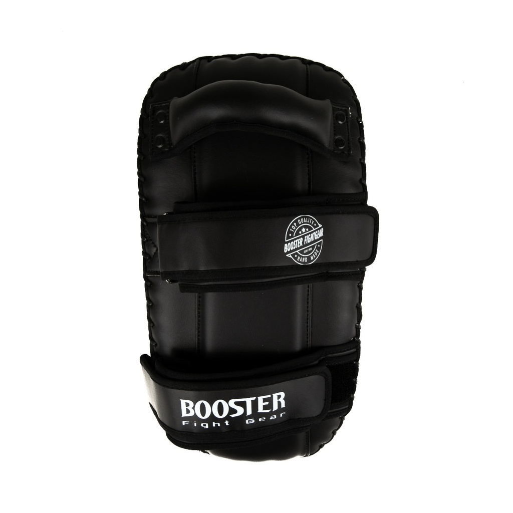 Paos Booster Dominance Escudo de treino de cor preta com alças e texto BOOSTER Fight Gear.