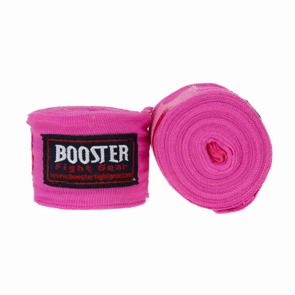 Booster Handwrap - Rosa Vendas de boxe rosa com etiqueta BOOSTER Fight Gear