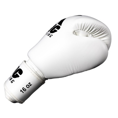 Luva de boxe branca KING BOXING 16 OZ
