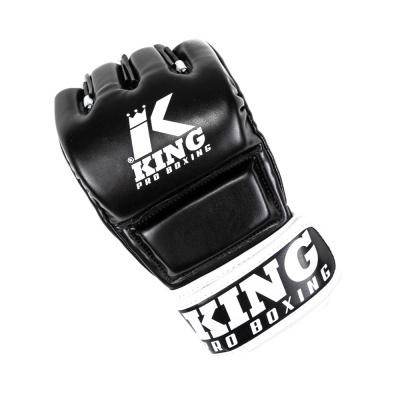 Luvas de boxe preto e branco KING PRO BOXING