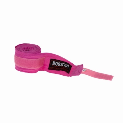 Bandagem de mão rosa com etiqueta BOOSTER FIGHT GEAR