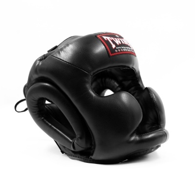 Capacete de proteção para boxe preto com etiqueta Twins Special
