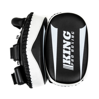 Luvas de treino para boxe pretas e brancas KI NG PRO BOXING