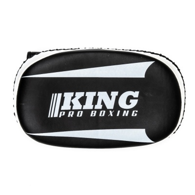 Mitts de treino para boxe King Pro Boxing preto com detalhes em branco