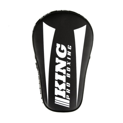 Protetor de manopla preto para boxe com texto KING PRO BOXING em branco