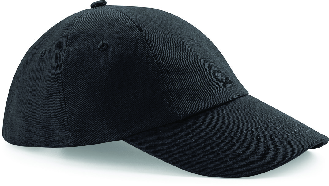 boné preto de tecido com aba curva