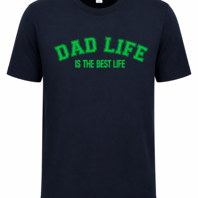 T-SHIRT&#x20;NAVY&#x20;&#x23;DAD&#x20;LIFE