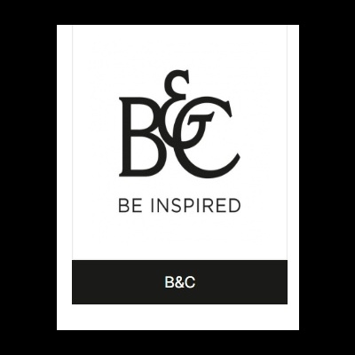 Logo B&C com texto BE INSPIRED