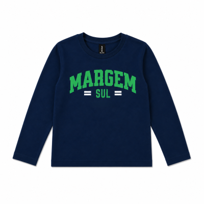T-SHIRTS&#x20;NAVY&#x20;M.COMPRIDA&#x20;CRIAN&#x00C7;A