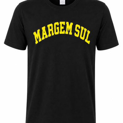 T-SHIRT&#x20;MARGEM&#x20;SUL&#x20;PRETO