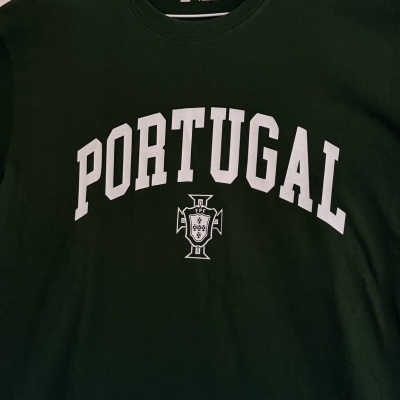 T-SHIRT&#x20;PORTUGAL&#x20;VERDE&#x20;ESCURO&#x2F;BRANCO
