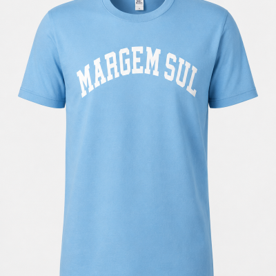 T-SHIRT&#x20;MARGEM&#x20;SUL&#x20;AZUL&#x20;CLARO