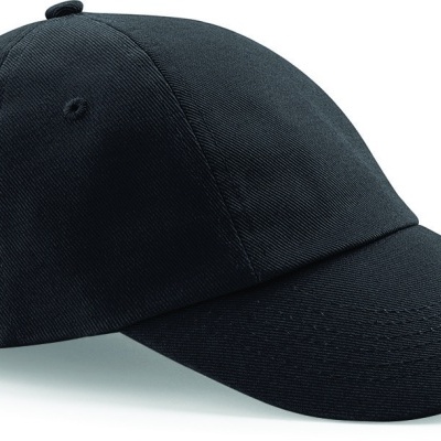 boné preto de tecido com aba curva