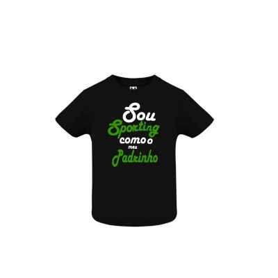 T-SHIRT&#x20;PRETA&#x20;M.CURTA&#x20;&quot;SOU&#x20;SPORTING&quot;