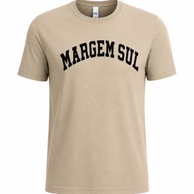 T-SHIRT&#x20;MARGEM&#x20;SUL&#x20;BEJE