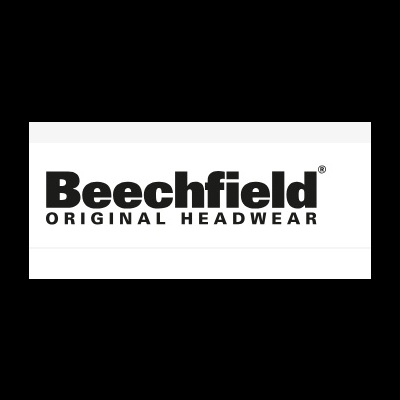 Logótipo Beechfield ORIGINAL HEADWEAR preto sobre fundo branco