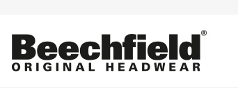 Logótipo Beechfield ORIGINAL HEADWEAR preto sobre fundo branco