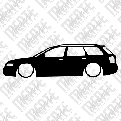 Ícone preto de carro carrinha de quatro portas
