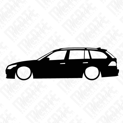 Silueta de carro familiar preto vista de lado