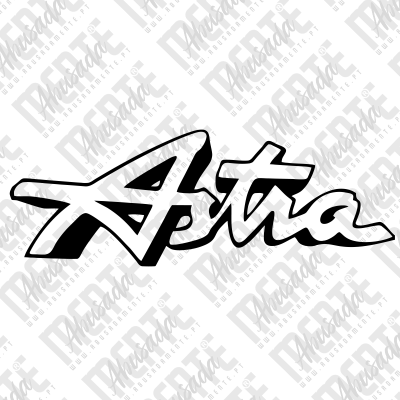 Logótipo da marca Aptia em preto e branco