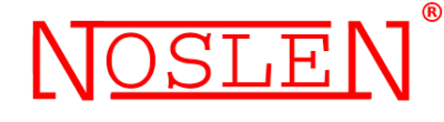 Logótipo NOSLEN em vermelho com símbolo ®