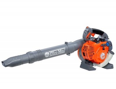 soprador de folhas Oleo-Mac laranja e cinzento